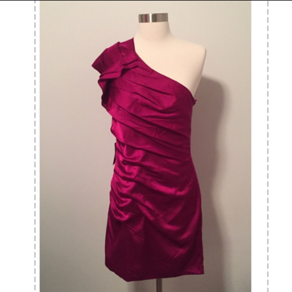 Express One Shoulder Dress